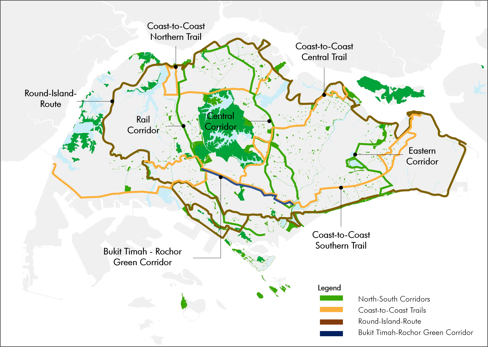 Island-wide Routes Map